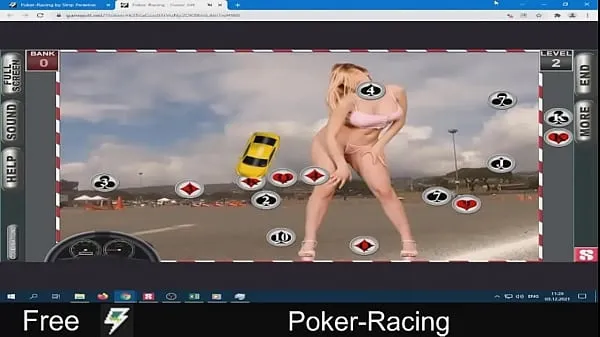 Poker-Racing Film hangat yang hangat