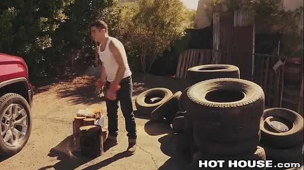 Hot HotHouse - Helping Hand Jock Gets Caught Slacking And Fucked Good - Arad Winwin ,Cazden Hunter warm Movies