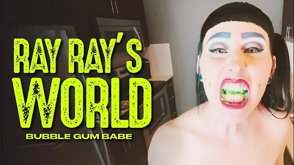 Hotte RAY RAY XXX gets weird with some chewing gum varme film