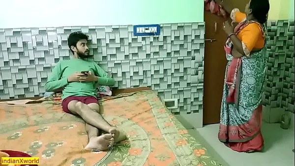 Indian teen boy fucking with hot beautiful maid Bhabhi! Uncut homemade sex Filem hangat panas