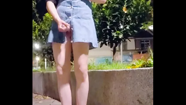 Pseudo-girl] Dress field hand punch Filem hangat panas