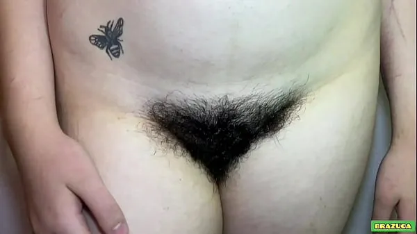 Hete 18-year-old girl, with a hairy pussy, asked to record her first porn scene with me warme films