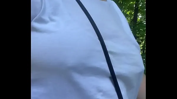 OUTDOOR WALKING AROUND AND TALKING DIRTY. I'M FLASHING WITH MY HUGE NATURAL TITS AND HAIRY PUSSY Filem hangat panas