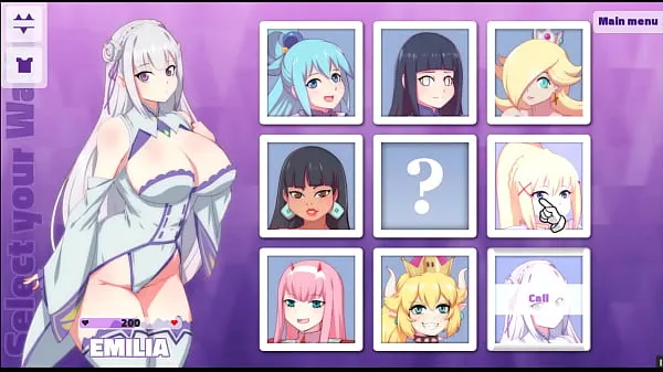 Hotte Waifu Hub [PornPlay Parody Hentai game] Emilia from Re-Zero couch casting - Part2 Naughty girl not so innocent like to deepthroat varme filmer