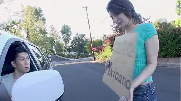 Vroči Appearance Asuka Claire No money in possession! Aim for Mexico! Half-Beauty Hitchhiking 1 topli filmi