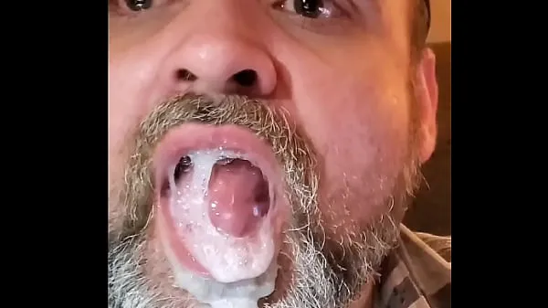 Hot Me Gargling a Mouthful of Cum warm Movies