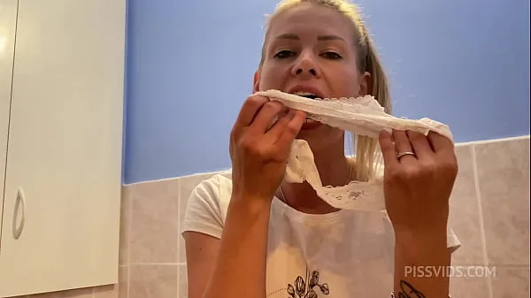 Heiße Drinking enema and piss,vomit from deepthroat,anal,farts,anal creampiewarme Filme