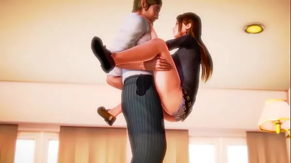 Heta Cute lady in skirt has sex with a man in a hotel hentai animation video varma filmer