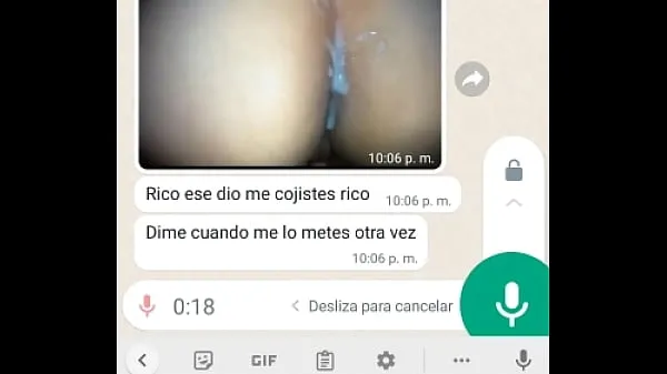 Hot video call with my Venezuelan neighbor Filem hangat panas