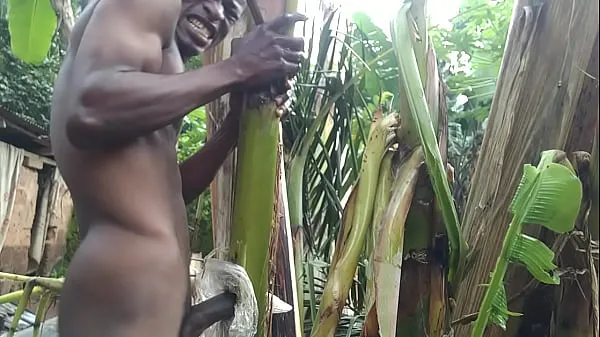 Gorące Fucking plantain tree to cumciepłe filmy