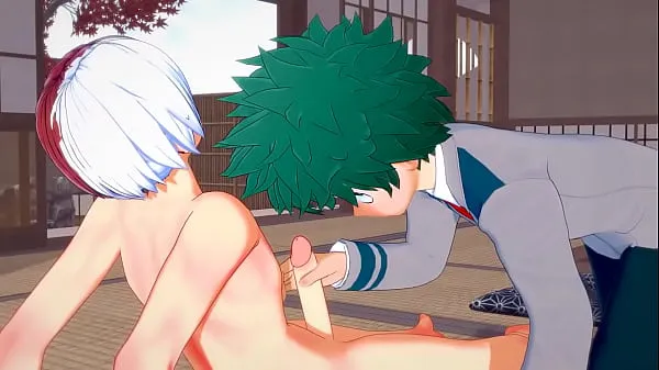 ホットな 僕のヒーローアカデミアやおい-DekuxShouto Handjob andBlowjob-Sissy crossdress Japanese Asian Manga Anime Game Porn Gay 温かい映画