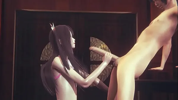 Hot Yaoi Femboy - Kuki Handjob and 69 - Sissy crossdress Japanese Asian Manga Anime Game Porn Gay warm Movies