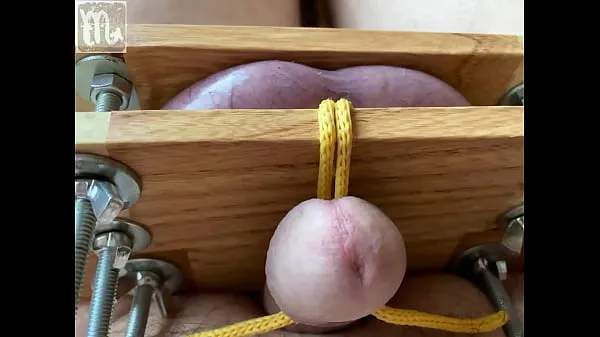 Hot Vise on testicles and tied cock warm Movies