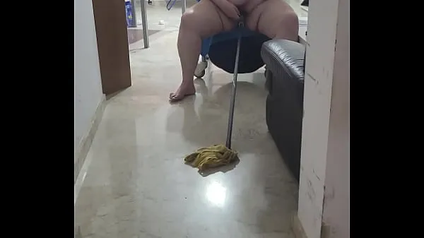 Hot Coolmarina. Fat mature woman eagerly fucks the mop stick warm Movies