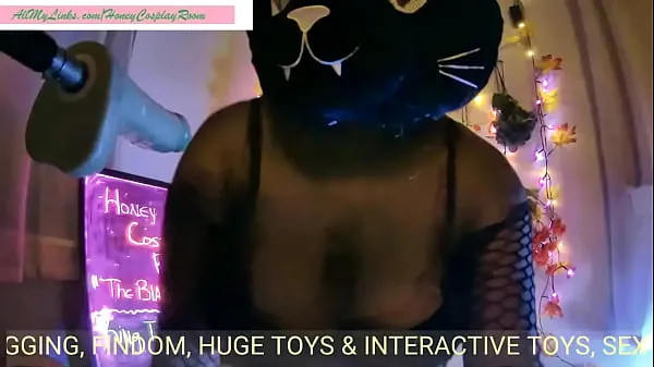 Vroči Honey0811 --THE BLACK CAT--PT.1 --SEXY dance and Dildo Play topli filmi