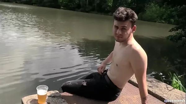 Hot Vojta Chills By The Pond And A Random Guy Passes Offers Him Money To Fuck His Ass - BigStr warm Movies