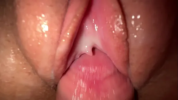 Hot Slow motion fuck and cum on creamy pussy warm Movies