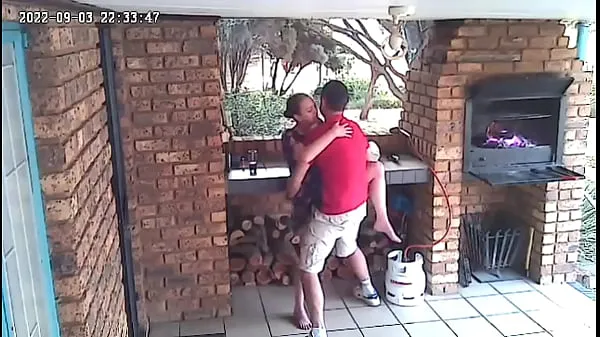 Hotte Spy camera : couple caught fucking on the porch of the nature reserve varme filmer