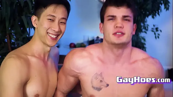 Hot Sexy Asian Jock Barebacks His Cute Friend - Tyler Wu, Kurt Adam warm Movies