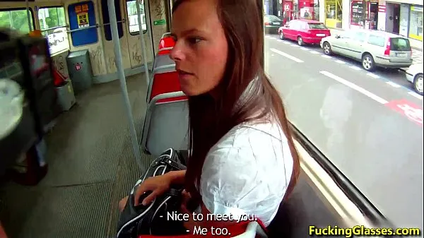 Menő Fucking Glasses - Fucked for cash near the bus stop Amanda meleg filmek