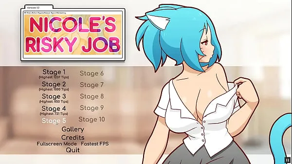 أفلام ساخنة Nicole Risky Job [sex games] Ep.4 hot milf with blue colored hair is doing camshow دافئة