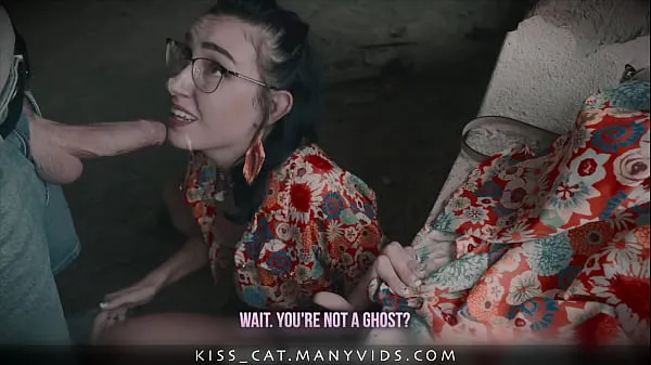 Stranger Ghost Called to Public Fuck Kisscat in an Abandoned House Film hangat yang hangat