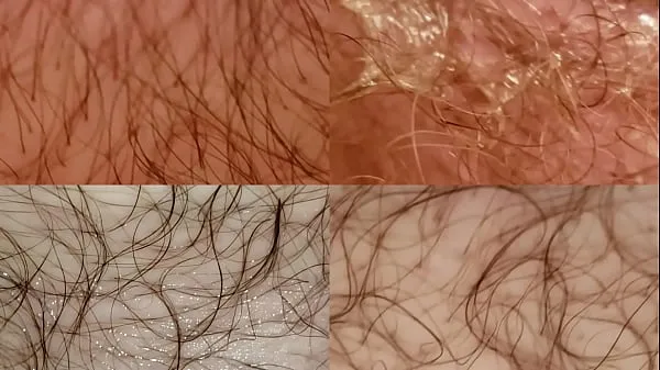 Vroči Four Extreme Detailed Closeups of Navel and Cock topli filmi