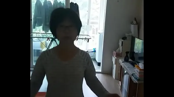 Heiße Koreanische Frau, die Panty trägtwarme Filme