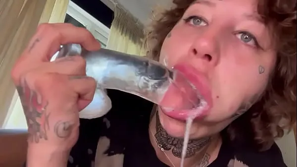 Hot Tatted girl gives rough blowjob until she cries dildo suck warm Movies
