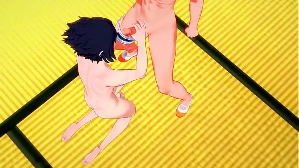 Naruto Yaoi - Sasuke x Naruto hardsex in tatami Filem hangat panas