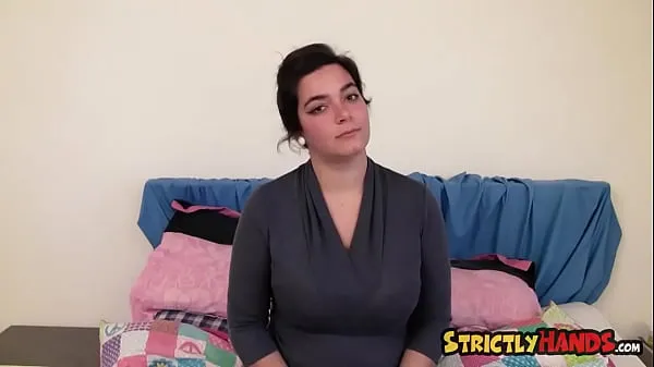 StrictlyHands - Watch chubby cutie Rose show off huge tits and jerk cock Film hangat yang hangat