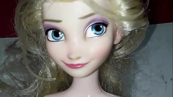 Hot Elsa from Disney Frozen loves to look at me meanwhile i cum in front of her warm Movies