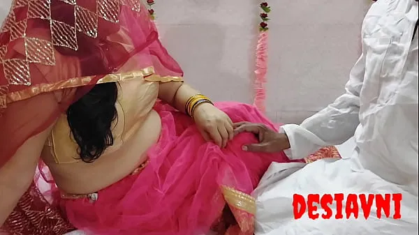 Vroči Desi avni newly married enjoy halloween day in clear hindi voice topli filmi
