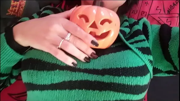 Hot happy halloween with Chantal Channel warm Movies