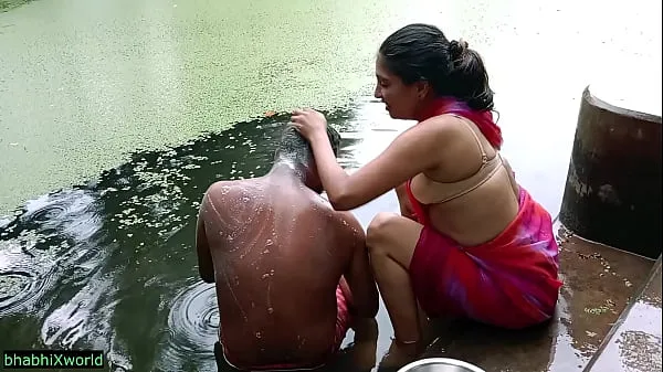 Quente Desi Devar bhabhi sexo HOT com áudio sujo claro! Sexo XXX real Filmes quentes