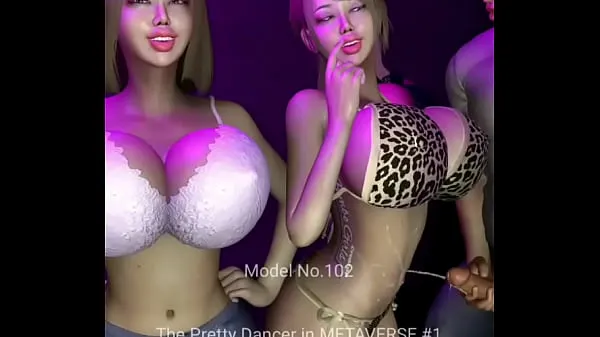 Hot title trailer *** CPD-M 3P • Cum with - The Pretty Dancers in METAVERSE (Video set 3) • Portrait warm Movies