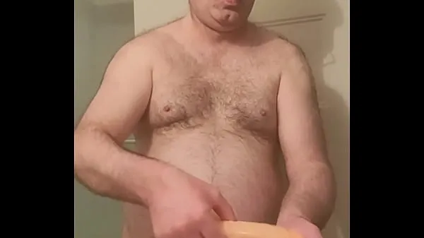 گرم Nude Martin Lavallée masturbates, ejaculates and licks his own sperm with a dildo گرم فلمیں