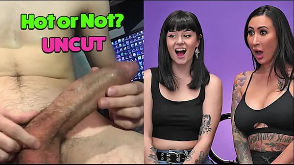 Vroči Hot or not? Uncut Monster Cock She Reacts Lilly and Nova topli filmi