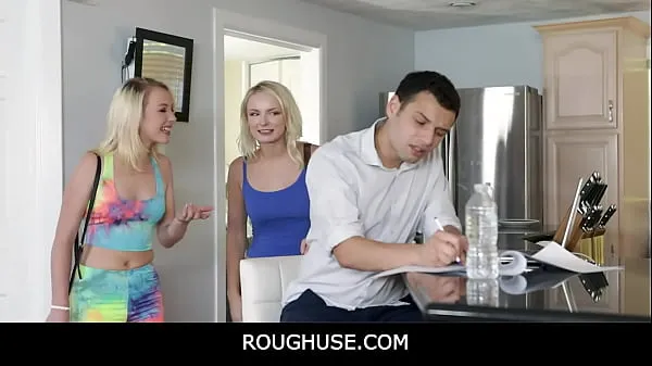 Hot Roughuse - StepSisters (Alice Pink) (Dixie Lynn) Are Free Use For Stepbrother To Fuck warm Movies