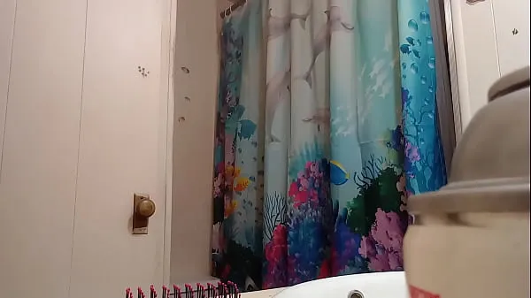 Hete Caught mom taking a shower warme films