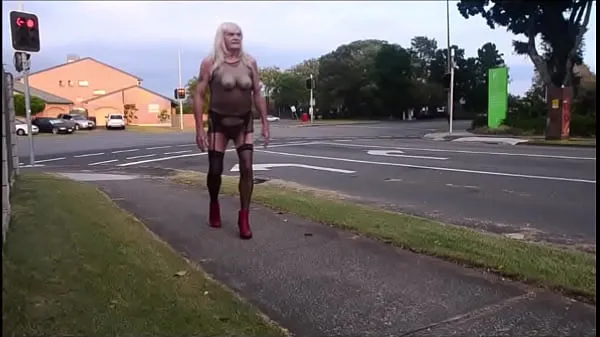 Hot sissyslutbecky goes for a walk in public warm Movies