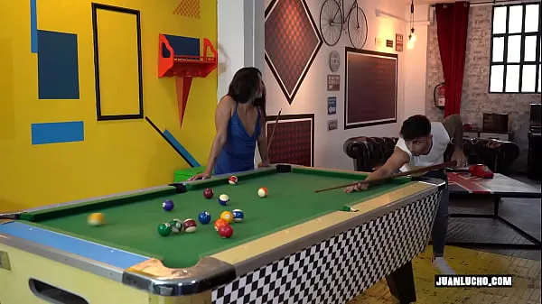 Hot Filthy Teen Melts to a Big Cock Fucking her on the Pool Table warm Movies