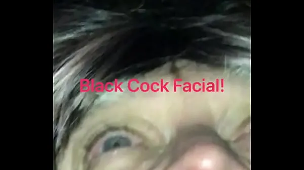 أفلام ساخنة Mature Tranny Getting Facial from Black Cock دافئة