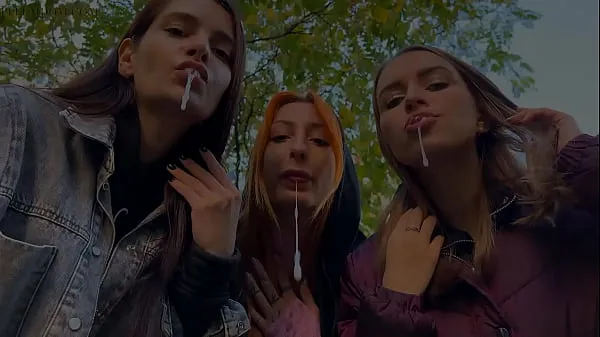 Gorące You Are Stopped By Unknown Girls To Be Humiliated - POV Triple Spitting Femdom On Publicciepłe filmy