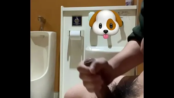Hot High-speed masturbation in the neighborhood supermarket toilet warm Movies