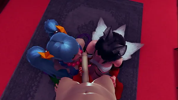 गर्म KDA Ahri and Sona - maven of the strings doing the best blowjob for me - group porn 3d animation sfm गर्म फिल्में