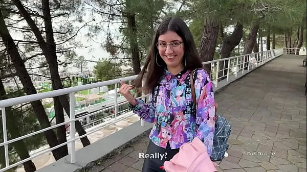 गर्म Picked up a cutie on the street, fucked and cum on her glasses गर्म फिल्में