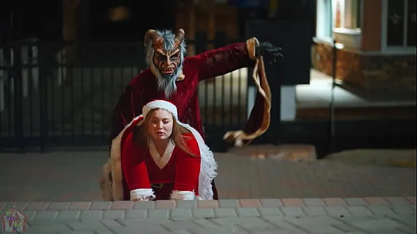 Menő Krampus " A Whoreful Christmas" Featuring Mia Dior meleg filmek
