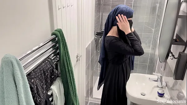 Hot I caught gorgeous arab girl in niqab mastutbating in the bathroom warm Movies