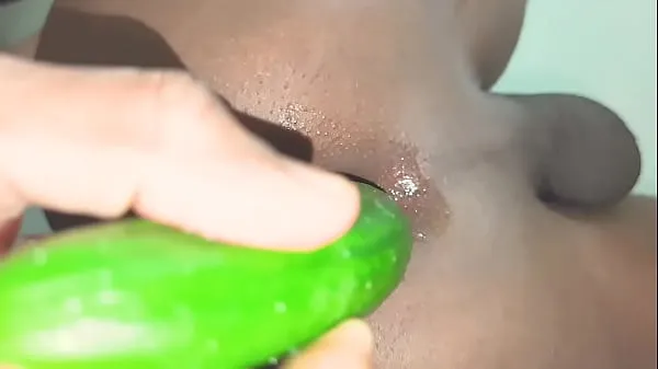 Hot SL gay cucumber anal warm Movies